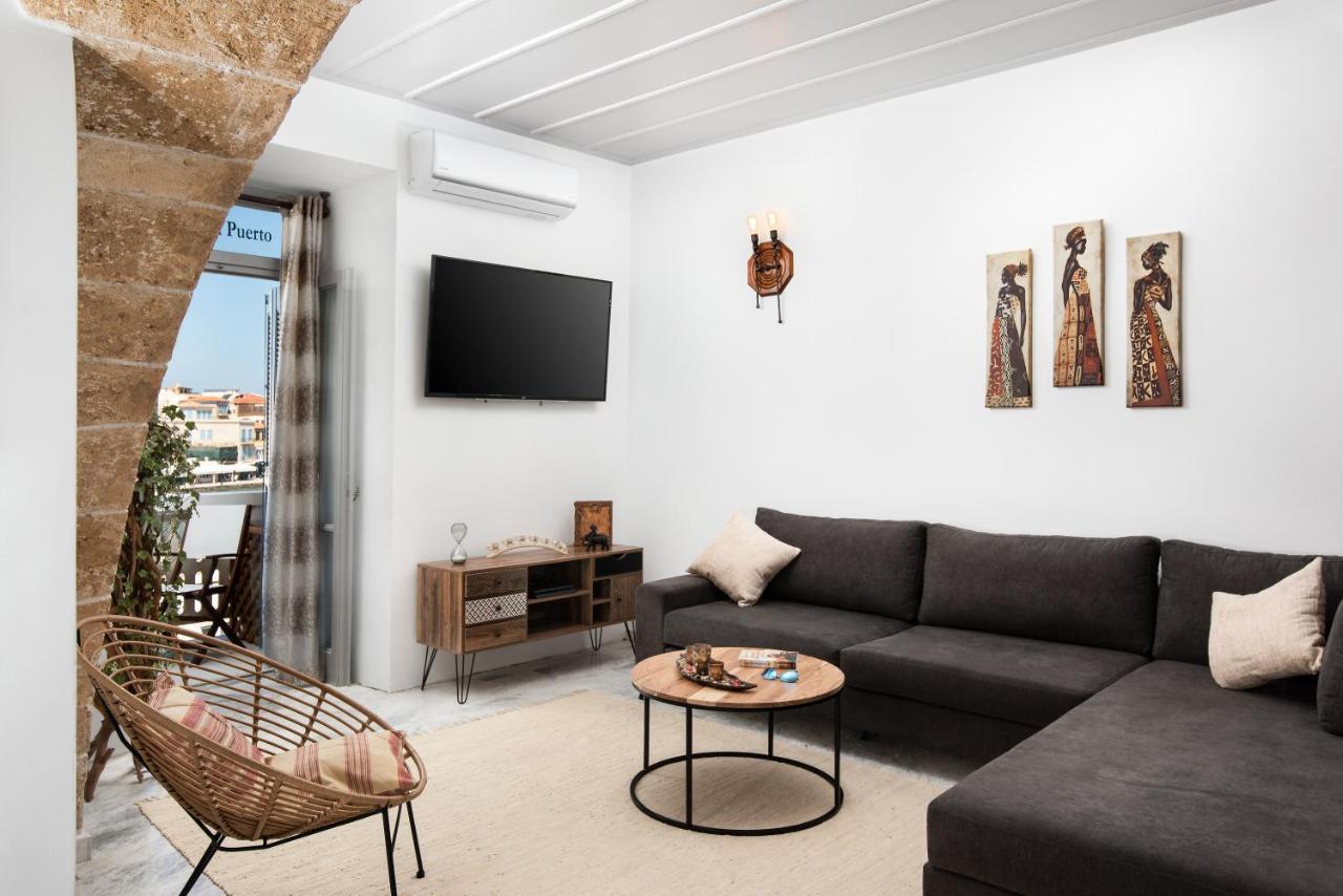 Vista Del Puerto Apartman Hriszí Aktí Haniá Kültér fotó