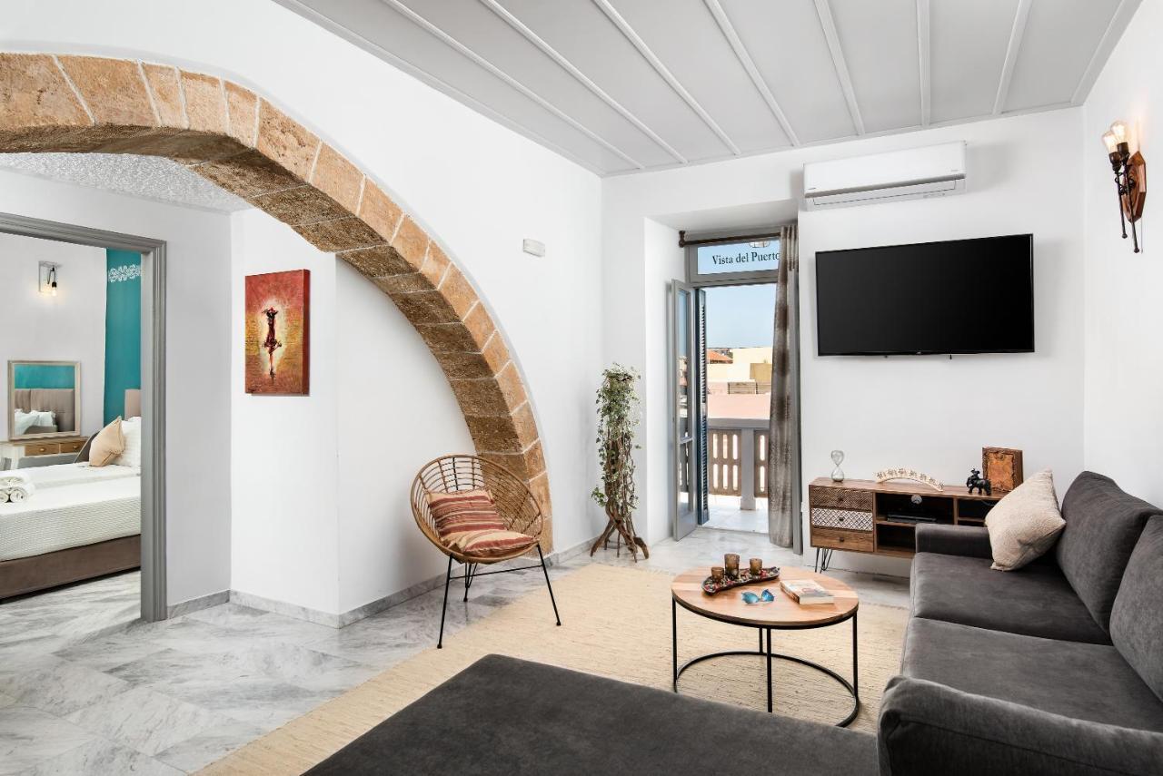 Vista Del Puerto Apartman Hriszí Aktí Haniá Kültér fotó