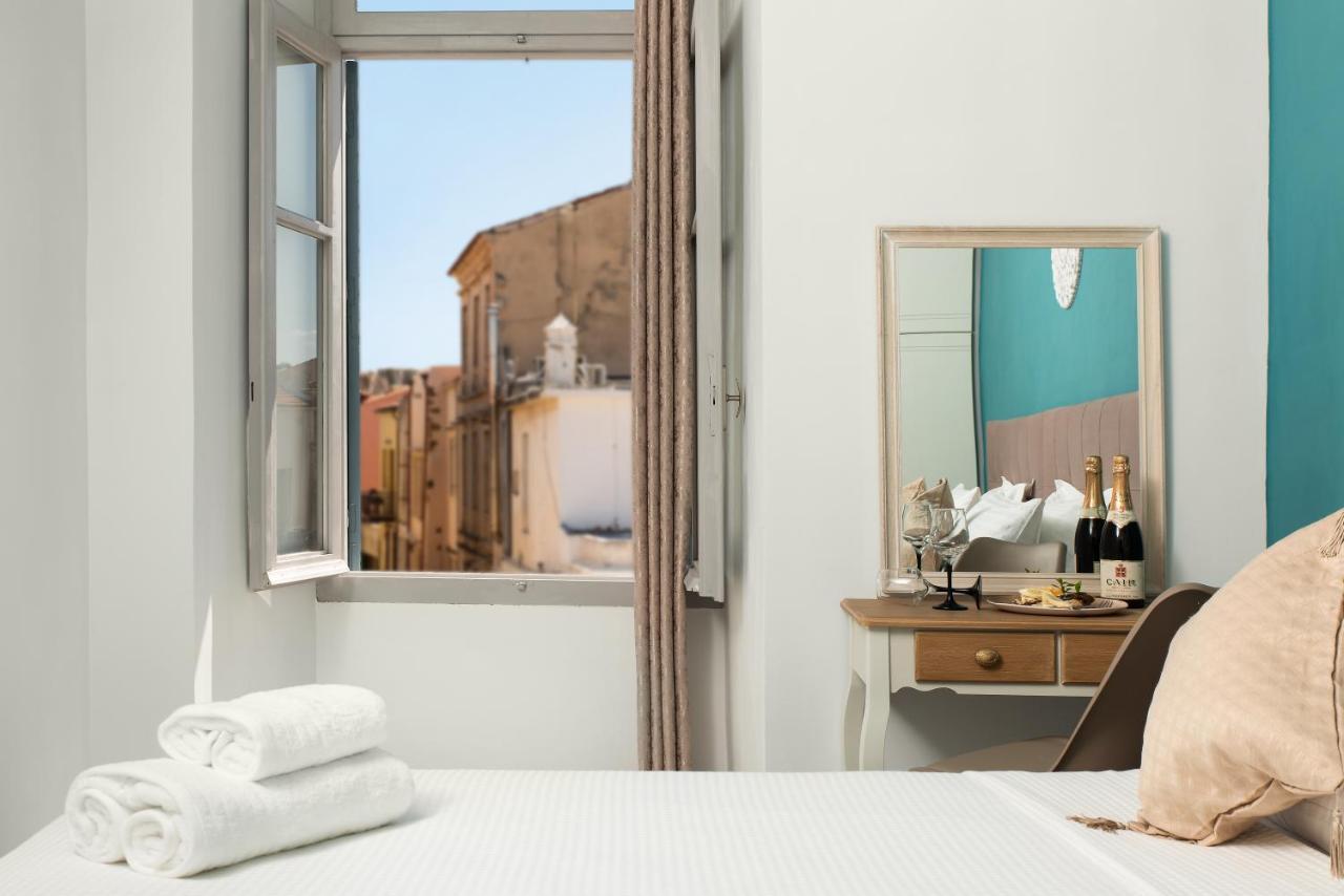Vista Del Puerto Apartman Hriszí Aktí Haniá Kültér fotó