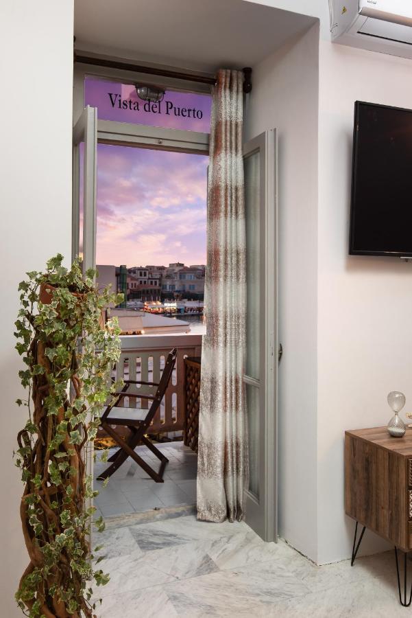 Vista Del Puerto Apartman Hriszí Aktí Haniá Kültér fotó